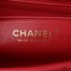 CHANEL CAVIAR QUILTED MINI RECTANGULAR FLAP DARK PINK ROSE GOLD HARDWARE (20*13*6cm)