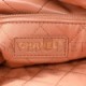 CHANEL SHINY CALFSKIN QUILTED CHANEL 22 CAMEL GOLD HARDWARE (37*34*8cm)