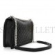 CHANEL CAVIAR QUILTED LARGE BOY FLAP BLACK SILVER HARDWARE (30*21*8cm)