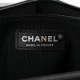 CHANEL CAVIAR QUILTED LARGE BOY FLAP BLACK SILVER HARDWARE (30*21*8cm)