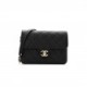 CHANEL CAVIAR QUILTED LARGE LIKE A WALLET FLAP BLACK ROSE GOLD HARDWARE (22*16*8cm)