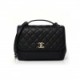 CHANEL CAVIAR QUILTED LARGE BUSINESS AFFINITY FLAP BLACK ROSE GOLD HARDWARE (27*19*9cm)