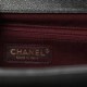 CHANEL CAVIAR QUILTED SMALL BUSINESS AFFINITY FLAP BLACK ROSE GOLD HARDWARE (19*15*7cm)