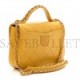 CHANEL LAMBSKIN QUILTED SMALL CHAIN INFINITY TOP HANDLE FLAP YELLOW GOLD HARDWARE (22.9*15.2*5.7cm)