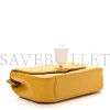 CHANEL LAMBSKIN QUILTED SMALL CHAIN INFINITY TOP HANDLE FLAP YELLOW GOLD HARDWARE (22.9*15.2*5.7cm)