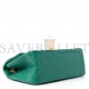 CHANEL CALFSKIN QUILTED 2.55 REISSUE MINI FLAP GREEN GOLD HARDWARE (19*13*7cm)