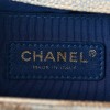 CHANEL PAINTED CAVIAR QUILTED MEDIUM BOY IN CUBA FLAP BLUE GOLD HARDWARE (25*15*8cm)