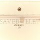 CHANEL CAVIAR QUILTED WALLET ON CHAIN WOC WHITE ROSE GOLD HARDWARE (19*12*4cm)