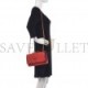 CHANEL CAVIAR QUILTED MEDIUM CC FILIGREE FLAP RED (25*16*6cm)