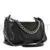 CHANEL CALFSKIN CHAIN 20S SIGNATURE HOBO BLACK GOLD HARDWARE (24*13*10cm)