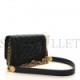 CHANEL CAVIAR QUILTED TWIST YOUR BUTTONS WALLET ON CHAIN WOC BLACK GOLD HARDWARE (19*12*3cm)