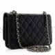 CHANEL LAMBSKIN QUILTED TRENDY CC WALLET ON CHAIN WOC BLACK ROSE GOLD HARDWARE (19*13*4cm)