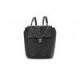 CHANEL CALFSKIN CHEVRON QUILTED SMALL URBAN SPIRIT BACKPACK BLACK SILVER HARDWARE (19.7*23.5*13.3cm)