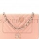 CHANEL METALLIC CAVIAR QUILTED VINTAGE MADEMOISELLE WALLET ON CHAIN WOC LIGHT PINK HARDWARE (19*12*4cm)