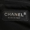 CHANEL SEQUIN TWEED ICONS LARGE ACCORDION 3 FLAP BLACK SILVER HARDWARE (30*18*3cm)