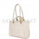 CHANEL LARGE DEAUVILLE SHOPPING BAG WHITE BOUCLE LIGHT GOLD HARDWARE (41*28*15cm)