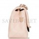 CHANEL MINI SQUARE FLAP BAG PINK AND BLACK LAMBSKIN LIGHT GOLD HARDWARE (17*8*5cm)