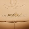 CHANEL SMALL CLASSIC DOUBLE FLAP BAG BEIGE CAVIAR GOLD HARDWARE (23*13*6cm)