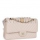 CHANEL MEDIUM CLASSIC DOUBLE FLAP BAG BEIGE CHEVRON CAVIAR LIGHT GOLD HARDWARE (25*15*7cm)