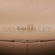 CHANEL JUMBO CLASSIC DOUBLE FLAP BAG DARK BEIGE CAVIAR GOLD HARDWARE (30*20*9cm)