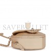 CHANEL CC IN LOVE HEART CLUTCH WITH CHAIN GOLD LAMBSKIN LIGHT GOLD HARDWARE (13*13*5cm)