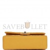 CHANEL SMALL CLASSIC DOUBLE FLAP YELLOW CAVIAR LIGHT GOLD HARDWARE (23*13*6cm)