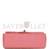 CHANEL MINI RECTANGULAR FLAP BAG PINK IRIDESCENT LAMBSKIN LIGHT GOLD HARDWARE (20*13*6cm)