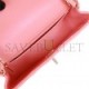 CHANEL MINI RECTANGULAR FLAP BAG PINK IRIDESCENT LAMBSKIN LIGHT GOLD HARDWARE (20*13*6cm)