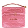 CHANEL SMALL 22 BAG PINK CALFSKIN GOLD HARDWARE (30*28*8cm)