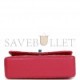 CHANEL SMALL CLASSIC DOUBLE FLAP FUCHSIA CAVIAR LIGHT GOLD HARDWARE (23*13*6cm)