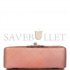 CHANEL MINI RECTANGULAR FLAP BAG PINK OMBRE METALLIC LAMBSKIN LIGHT GOLD HARDWARE (19*11*6cm)