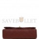 CHANEL MEDIUM CLASSIC DOUBLE FLAP BAG BURGUNDY CAVIAR ANTIQUE GOLD HARDWARE (25*15*7cm)