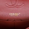 CHANEL MEDIUM CLASSIC DOUBLE FLAP BAG BURGUNDY CAVIAR ANTIQUE GOLD HARDWARE (25*15*7cm)