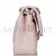 CHANEL SMALL CLASSIC DOUBLE FLAP BAG LIGHT PURPLE LAMBSKIN SILVER HARDWARE (23*13*6cm)