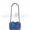 CHANEL MEDIUM 19 FLAP BAG TIE DYE CALFSKIN RAINBOW HARDWARE (25*16*9cm)