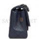 CHANEL MINI RECTANGULAR FLAP BAG NAVY IRIDESCENT LAMBSKIN RUTHENIUM HARDWARE (20*13*6cm)