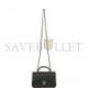 CHANEL MINI RECTANGULAR FLAP WITH TOP HANDLE DARK GREEN LAMBSKIN LIGHT GOLD HARDWARE (22*15*8cm)