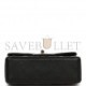 CHANEL MINI RECTANGULAR FLAP BAG WITH TOP HANDLE BLACK LAMBSKIN LIGHT GOLD HARDWARE (22*15*8cm)