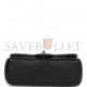 CHANEL PEARL CRUSH MINI RECTANGULAR FLAP BAG BLACK LAMBSKIN LIGHT GOLD HARDWARE (20*13*6cm)