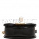 CHANEL SMALL BOY MESSENGER BAG BLACK CAVIAR ANTIQUE GOLD HARDWARE (18*12*7cm)