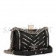 CHANEL SMALL BOY BAG BLACK CALFSKIN AND PEARL SILVER HARDWARE (20*12*8cm)