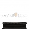 CHANEL FANTASY PEARLS LARGE EVENING FLAP BAG BLACK LAMBSKIN LIGHT GOLD HARDWARE (25*15*8cm)