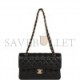 CHANEL SMALL CLASSIC DOUBLE FLAP BLACK CAVIAR GOLD HARDWARE (23*13*6cm)