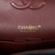 CHANEL SMALL CLASSIC DOUBLE FLAP BAG BLACK CAVIAR GOLD HARDWARE (23*15*6cm)