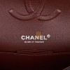 CHANEL MEDIUM CLASSIC DOUBLE FLAP BAG BLACK QUILTED CAVIAR SILVER HARDWARE (25*15*7cm)