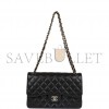 CHANEL JUMBO CLASSIC DOUBLE FLAP BAG BLACK CAVIAR GOLD HARDWARE (30*20*9cm)