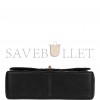 CHANEL JUMBO CLASSIC DOUBLE FLAP BAG BLACK CAVIAR GOLD HARDWARE (30*20*9cm)