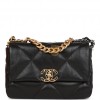 CHANEL MEDIUM 19 FLAP BAG BLACK LAMBSKIN MIXED HARDWARE (25*16*9cm)