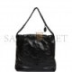 CHANEL SMALL 22 BAG SO BLACK CALFSKIN BLACK HARDWARE (30*28*8cm)