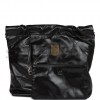 CHANEL SMALL 22 BAG SO BLACK CALFSKIN BLACK HARDWARE (30*28*8cm)